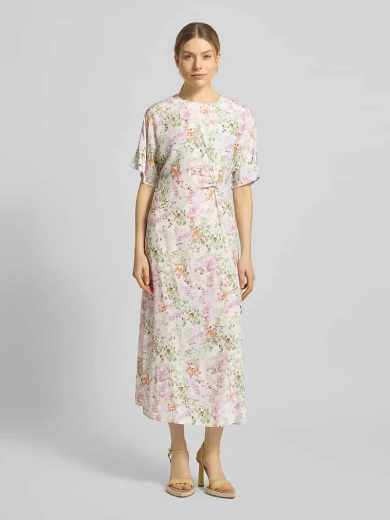 Joop! Midijurk van viscose model 'Dela2' Lichtroze