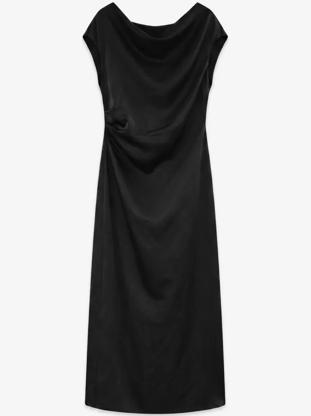 Vero Moda Jurk VMVAYE Midi-jurk Black 1