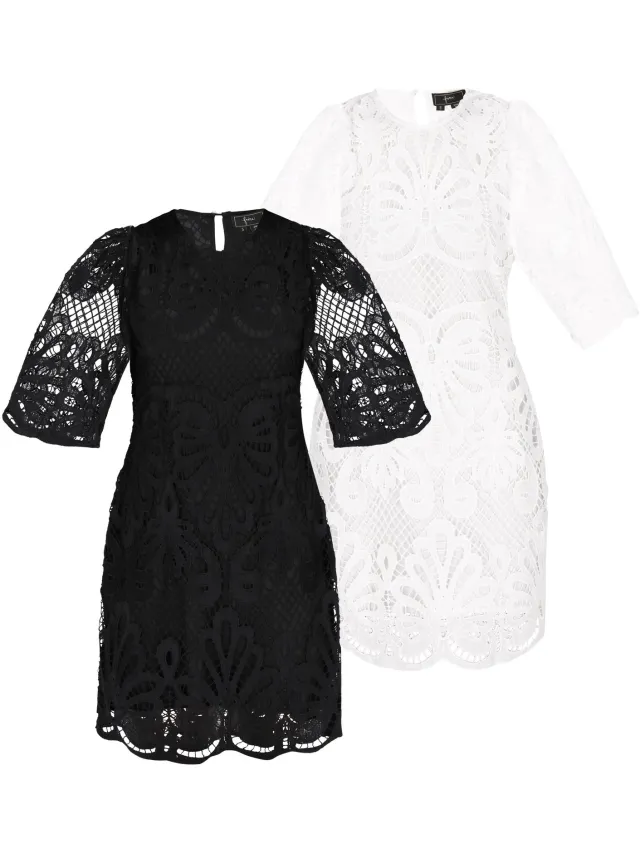 Mo dress 2-Pack zwart-wit