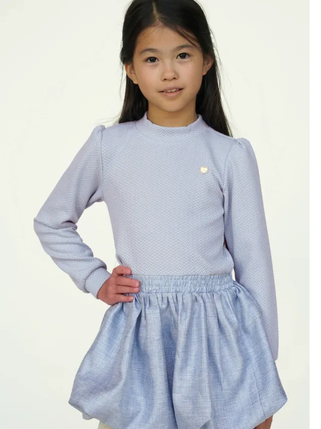 Le Chic SALLOON korte jurk lichtblauw