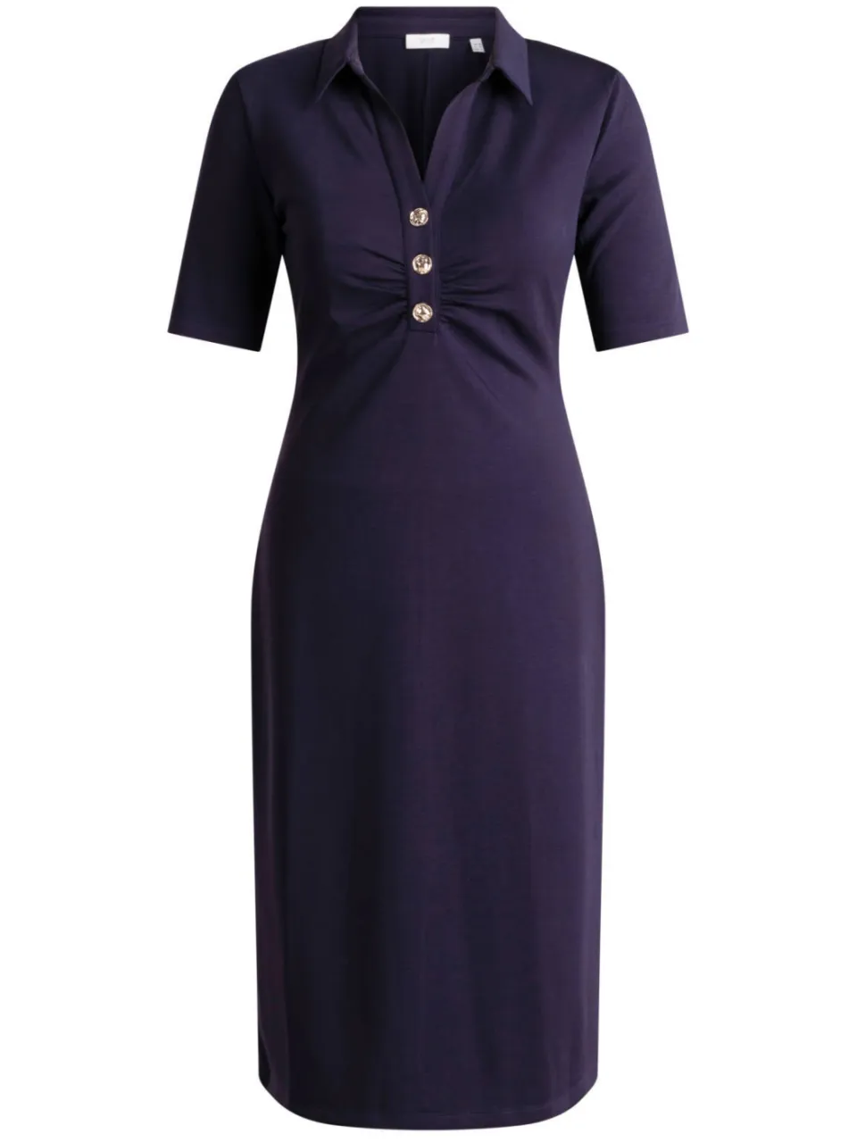 Yest Curve jurk met kraagje Plus Size - donkerblauw, foto 2