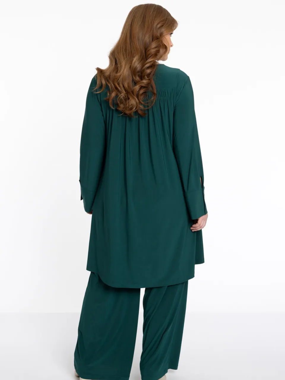 Yoek Jurk yoke | Dark Green, foto 3