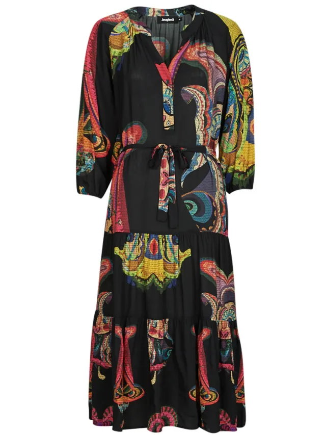 Desigual Lange Jurk Desigual ODYSSEY Zwart