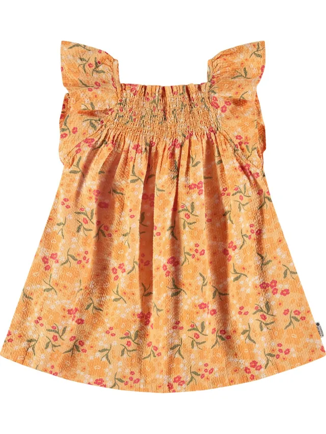 Stains&Stories Stains and Stories girls dress short sleeve Meisjes Jurk - off white