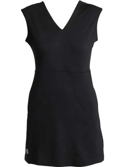 Icebreaker Women's Merino 200 Granary Sleeveless V Neck - Jurk, zwart