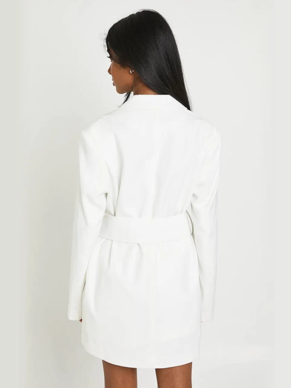 boohoo Dames Oversized Blazerjurk Met Gesp Detail En Getailleerde Snit ivoor, foto 2