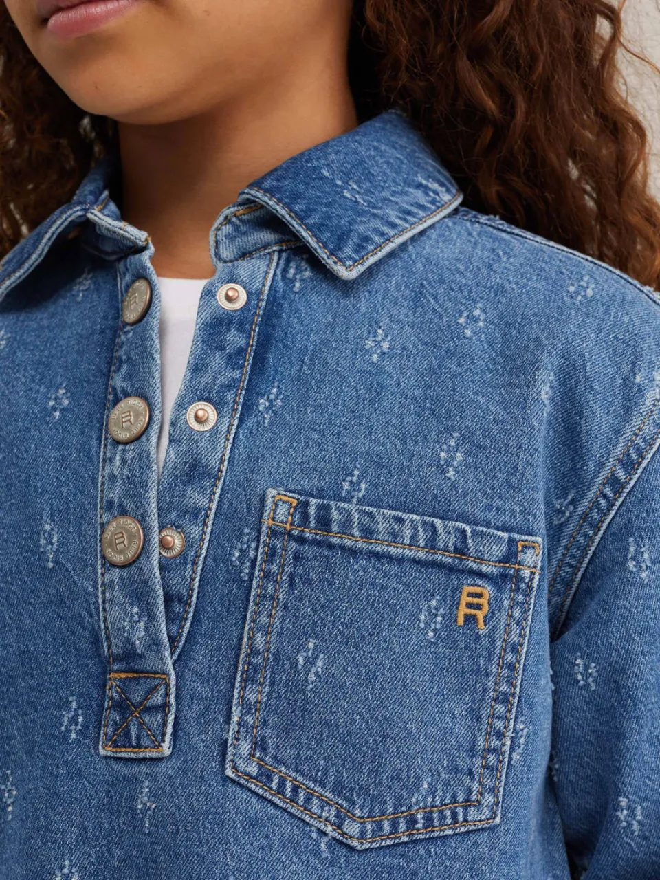 WE Fashion Blue Ridge spijkerjurk blauw, foto 6