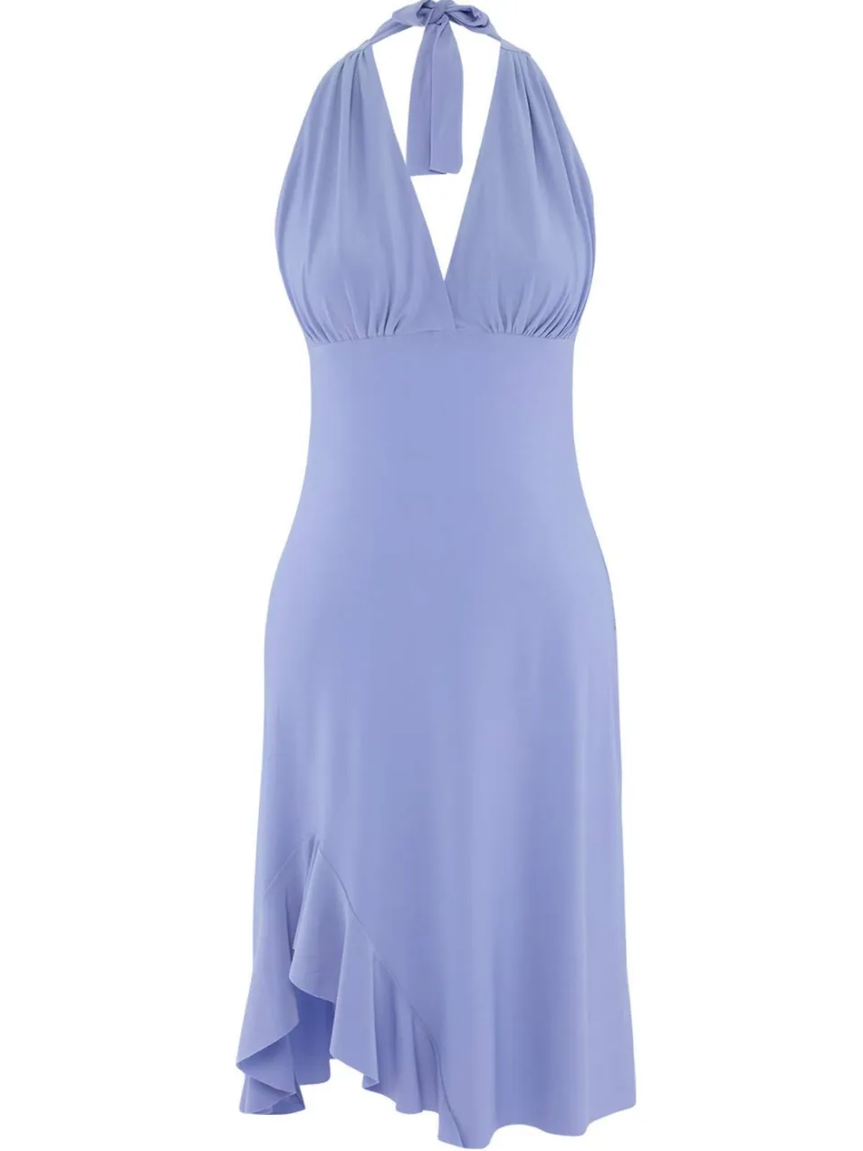 Trendyol TRENDYOLMİLLA Dames Blauw Effen Midi Mouwloos Skater Jurken, foto 2