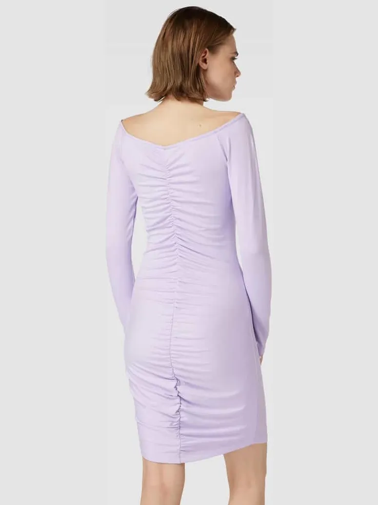 Tommy Jeans Mini-jurk met labelstitching lavendel, foto 3