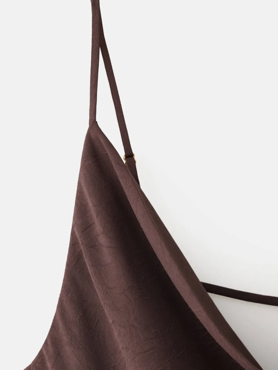 Mango midi zomerjurk met open rug - bruin, foto 5