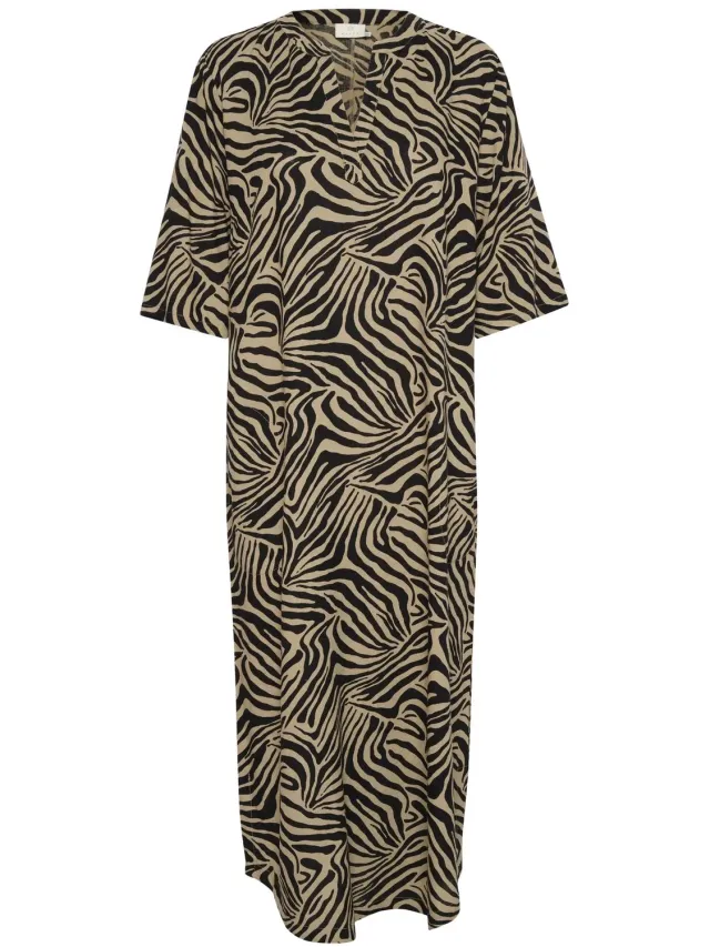 Kaffe Damesjurk KAFFE Milia Kaftan chinchilla