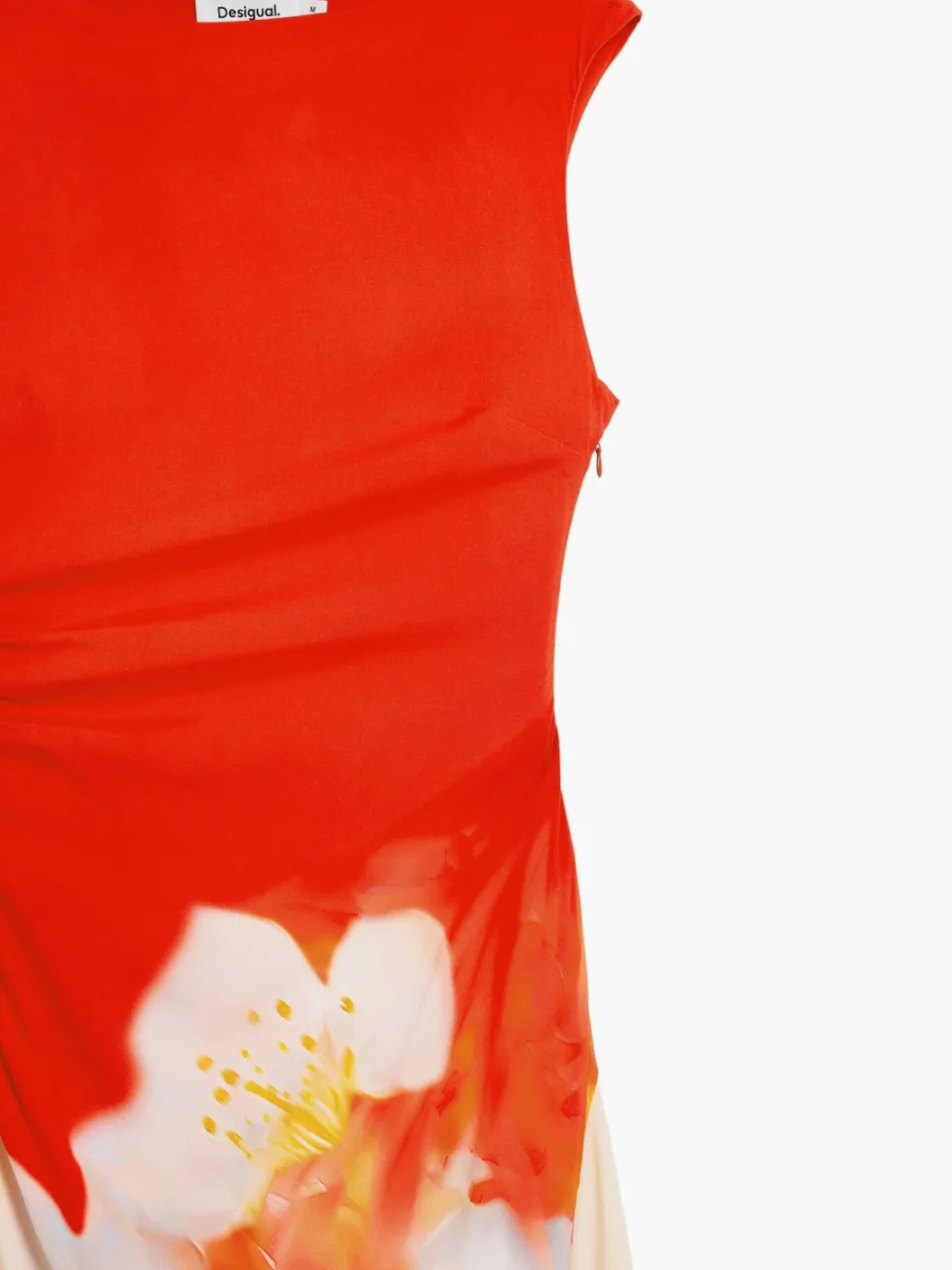 Desigual gebloemde zomerjurk rood, foto 6