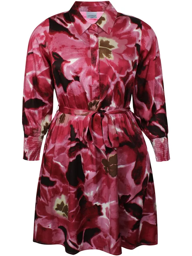 Zhenzi jurk Peri Antique Rose