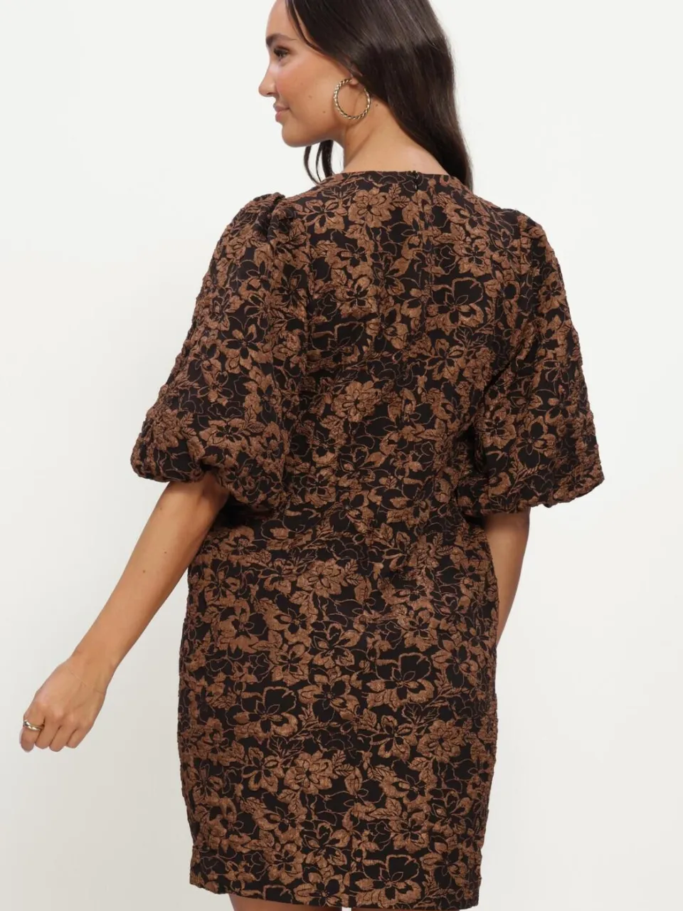Notre-V Dames Jurken Nv-izette Small Brocade - Zwart, foto 3