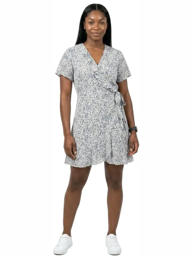Only Carly Korte Mouw Jurk Wit 36 Vrouw Cloud Dancer