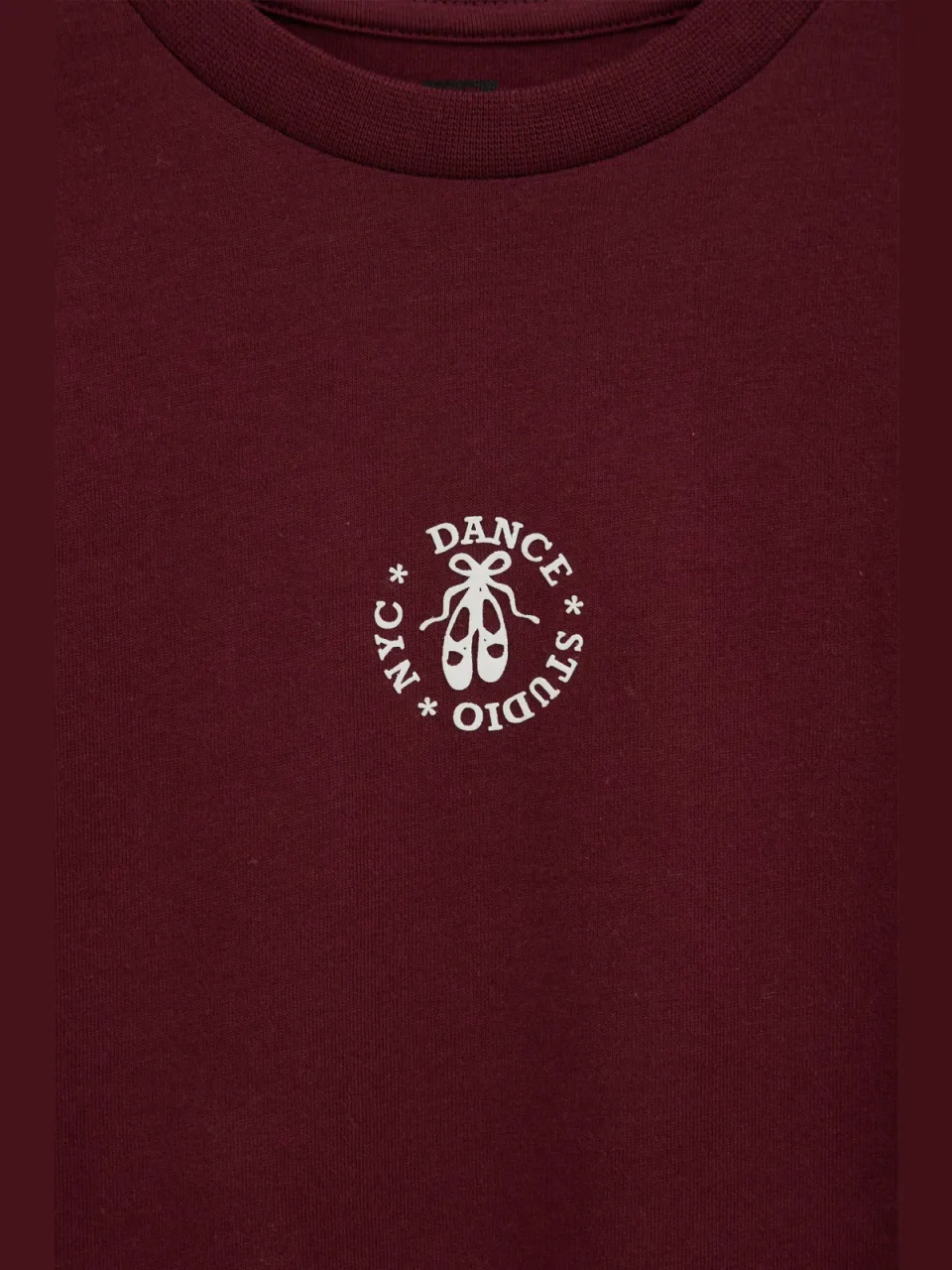 WE Fashion T-shirtjurk donkerrood, foto 7