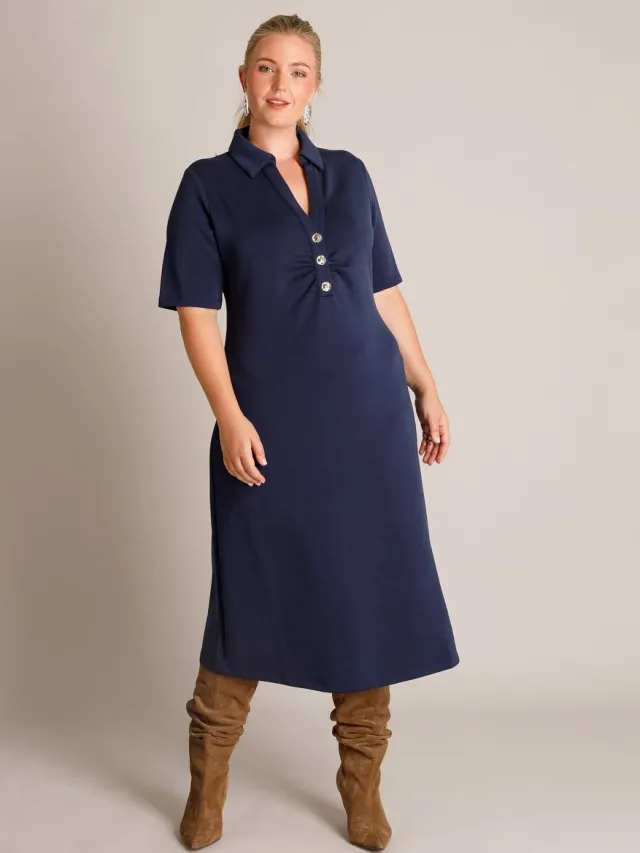 Yest Curve jurk YCthalia Dark Blue