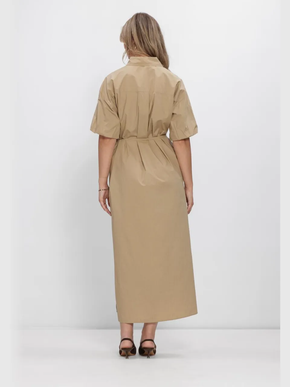 SECOND FEMALE Dames Jurken Rhye Dress - Beige, foto 3