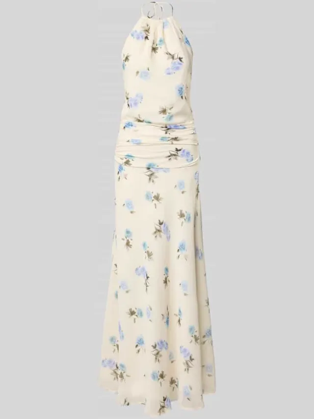 NEO NOIR Maxi-jurk met halter model 'Gabina' wit, foto 2
