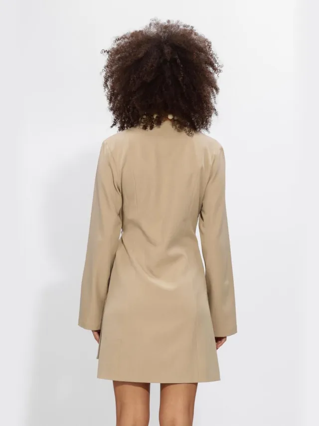 Notre-V Nv-hylkje Dames - Jurk - Beige