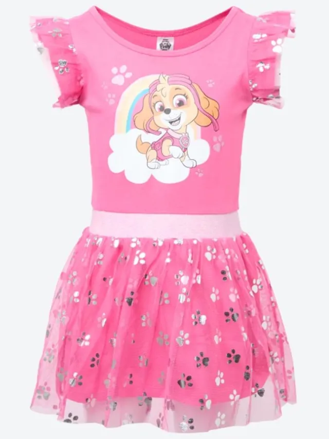 PAW Patrol Skye Jurk met Tule Roze