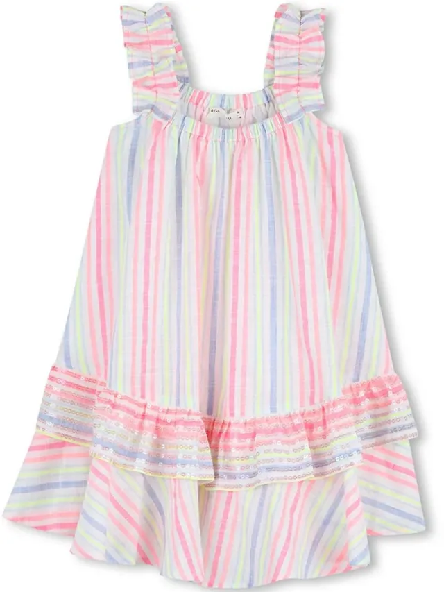 Billieblush U21977 Mouwloze Jurk Veelkleurig 12 Years Meisje Multicolor