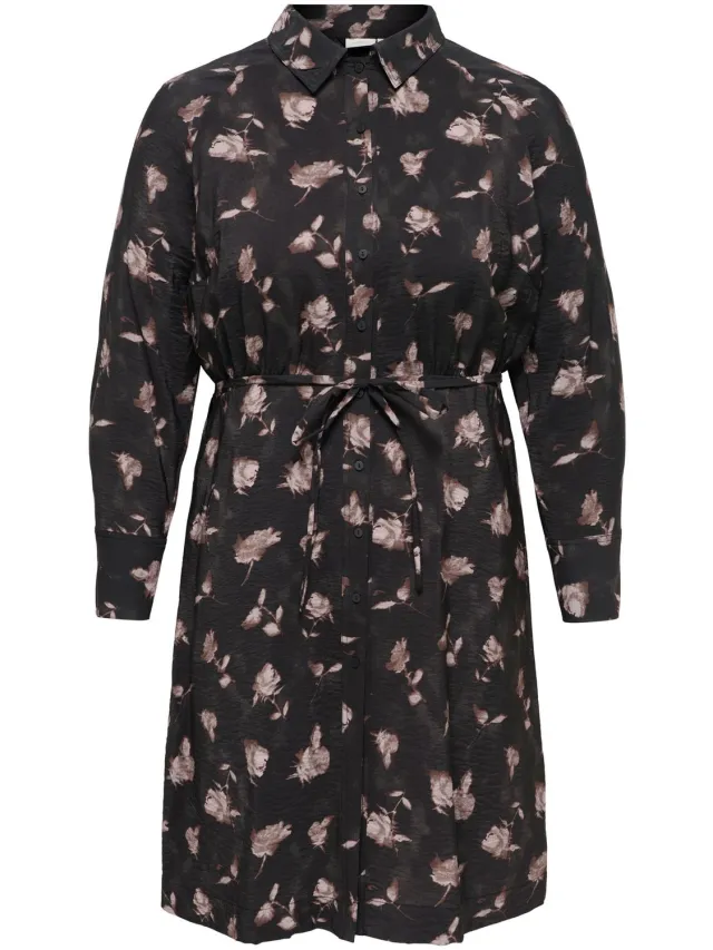 Only Carmakoma Blousejurk CARCARRIE Midi-jurk Meteorite 1