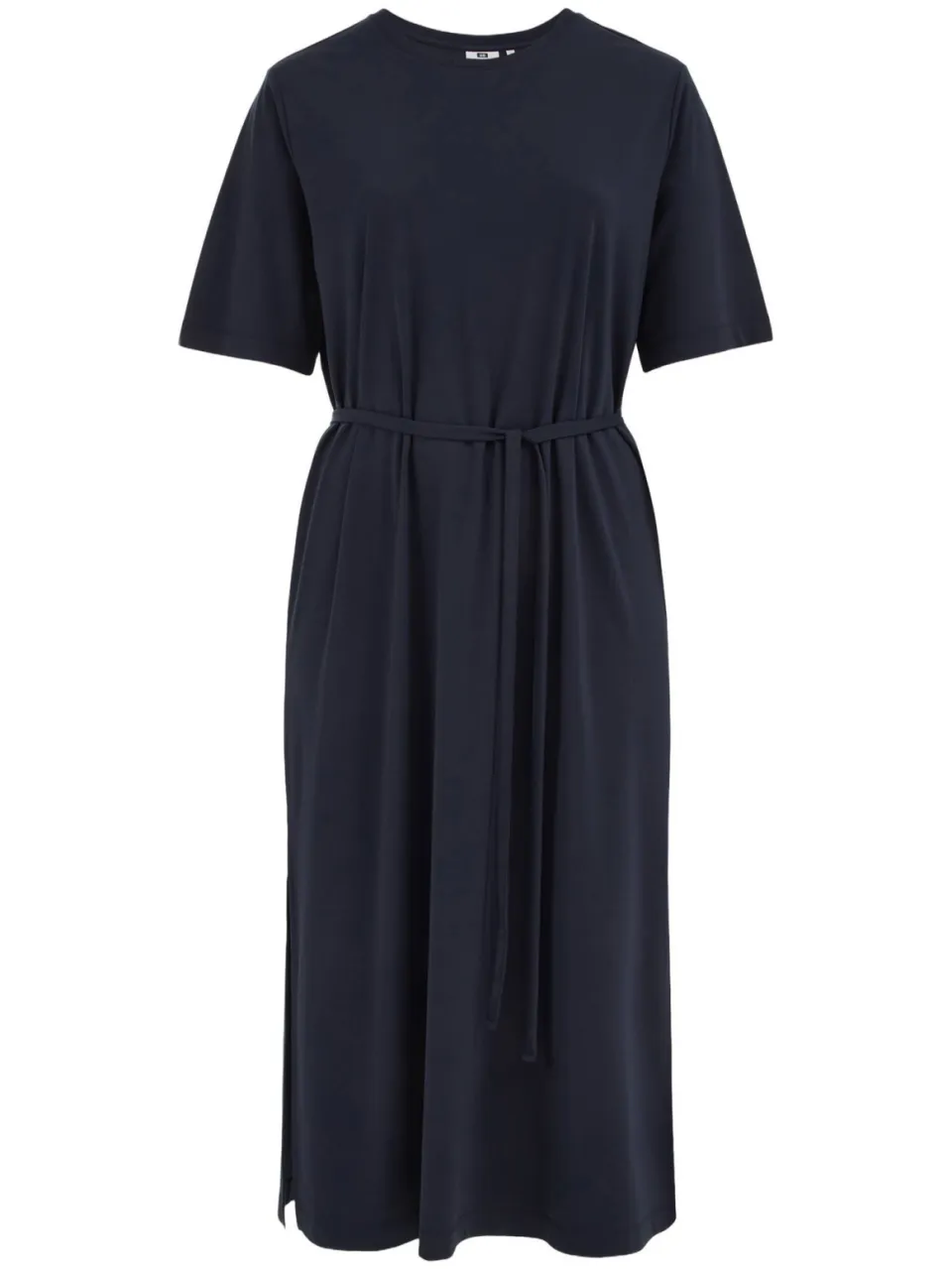 WE Fashion Curve midi zomerjurk met ronde hals Plus Size - blauw, foto 2
