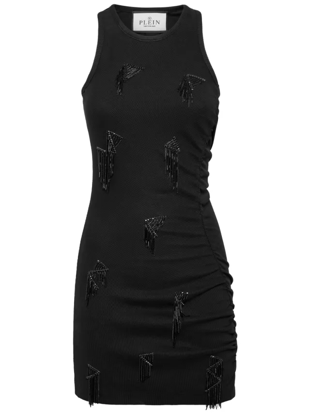 Philipp Plein Korte Jurk Zwart