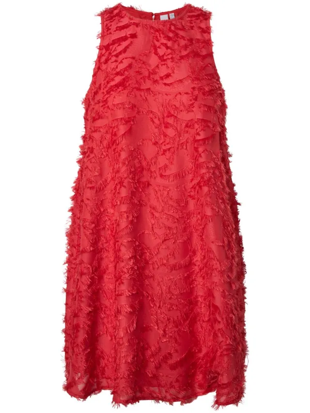 Y.A.S. YAS midi-jurk Poinsettia