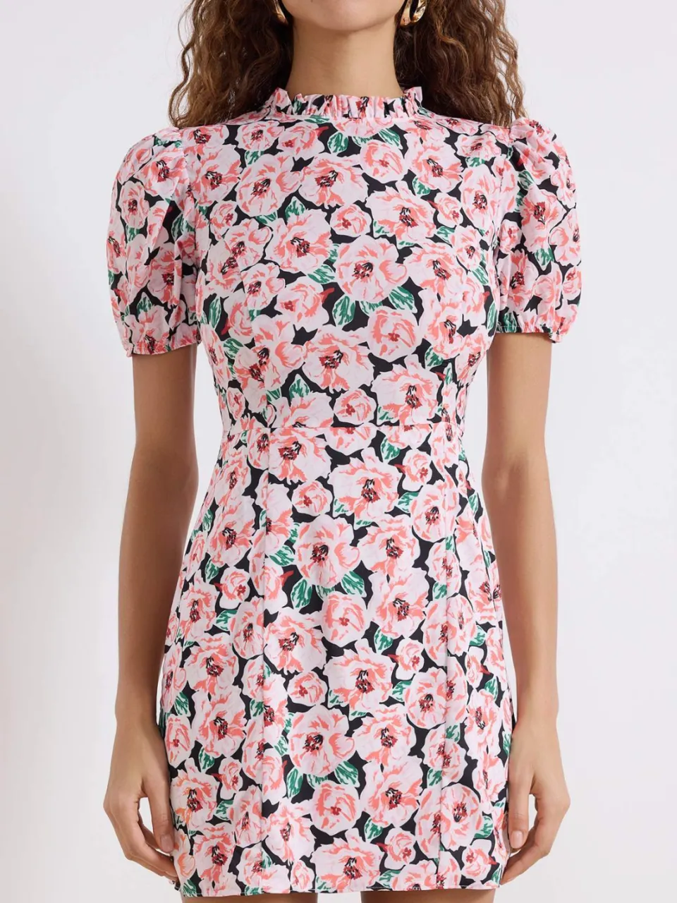 Trendyol TRENDYOLMİLLA Dames Meerkleurig Bloemen Kort / Mini Kort Avond / Dagelijks A-lijn Jurken veelkleurig, foto 2