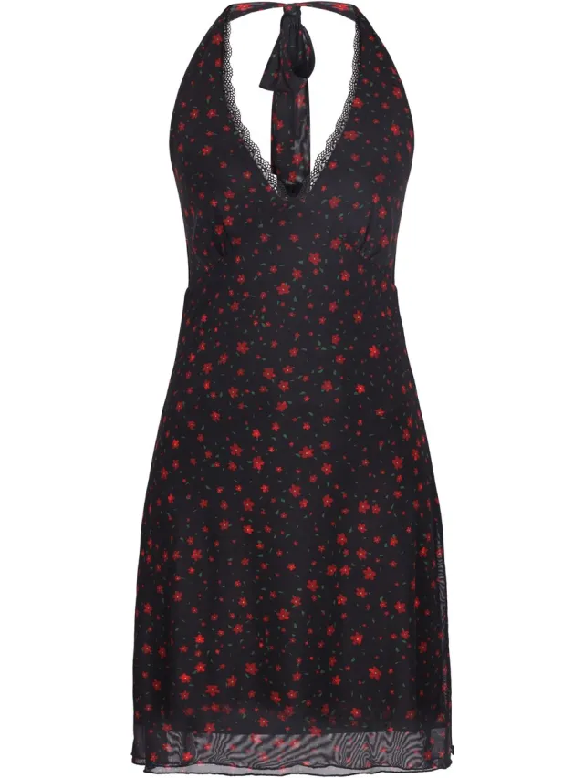 MyMo jurk rood zwart
