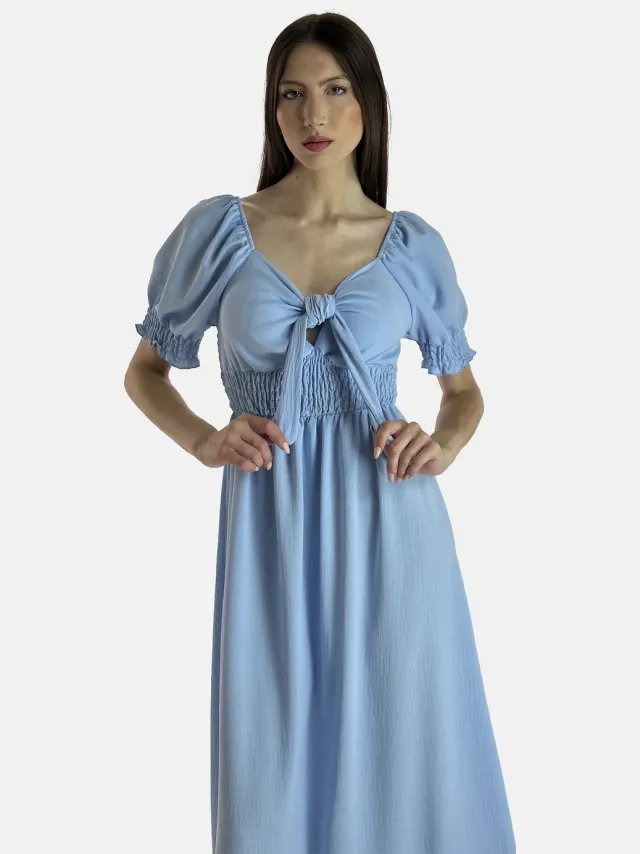 Elara Maxikleid Hellblau