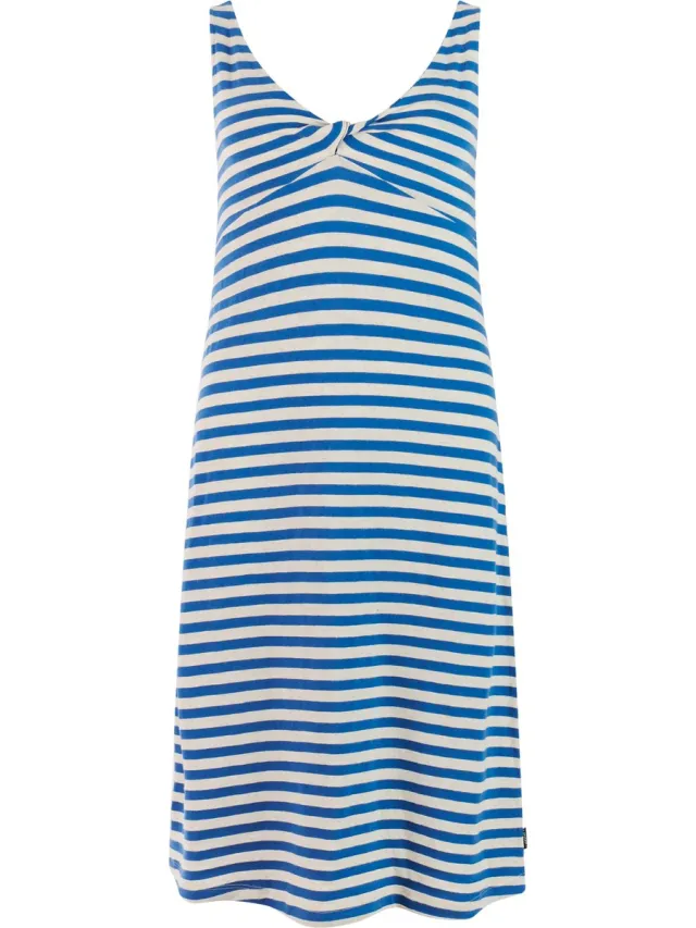 Protest PRTArlene - Midi-jurk Dames - Normale pasvorm - Ronde hals - Knielengte - Crème Gladio Blue