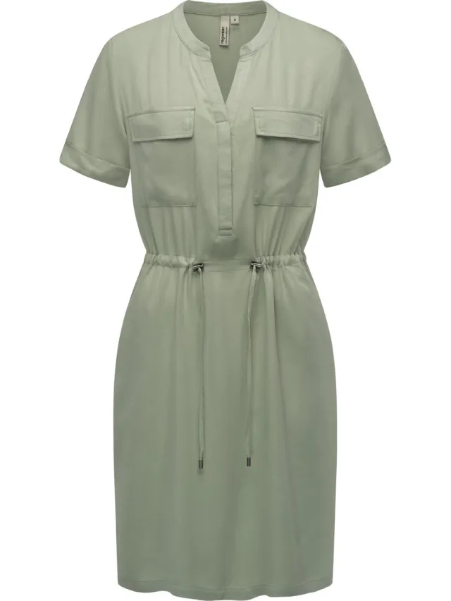 Ragwear Dames Blouse jurk Stofgroen