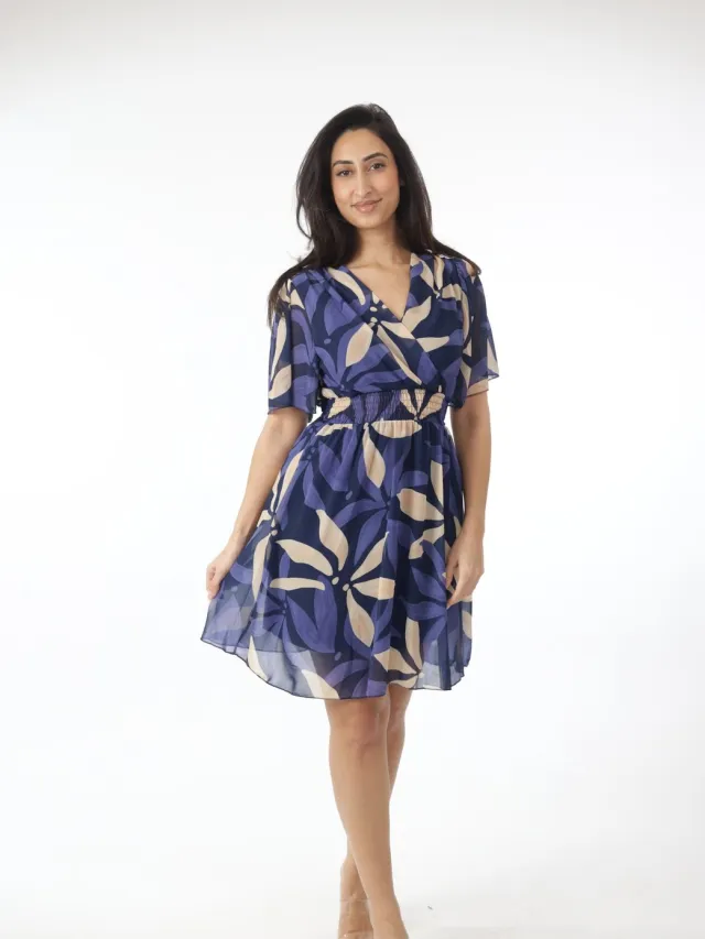 Elara Kleid Navyblau