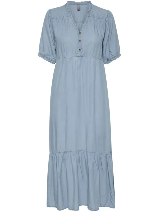 Culture Lange damesjurk CULTURE Aurelia Blauw