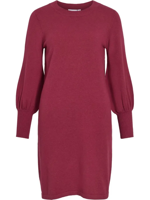Vila Korte jurk VIKERRY Knit Anemone