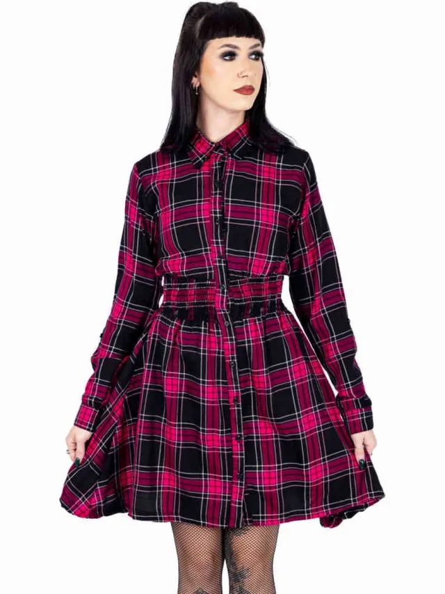 Heartless Prairie Korte jurk - M - Roze