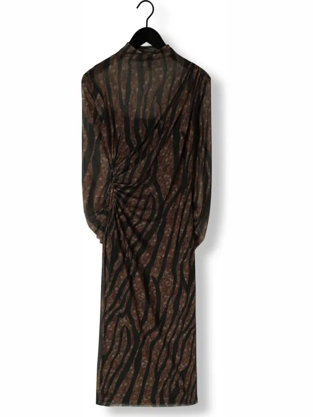 Access D54-3352-0006 Dames - Jurk - Bruin