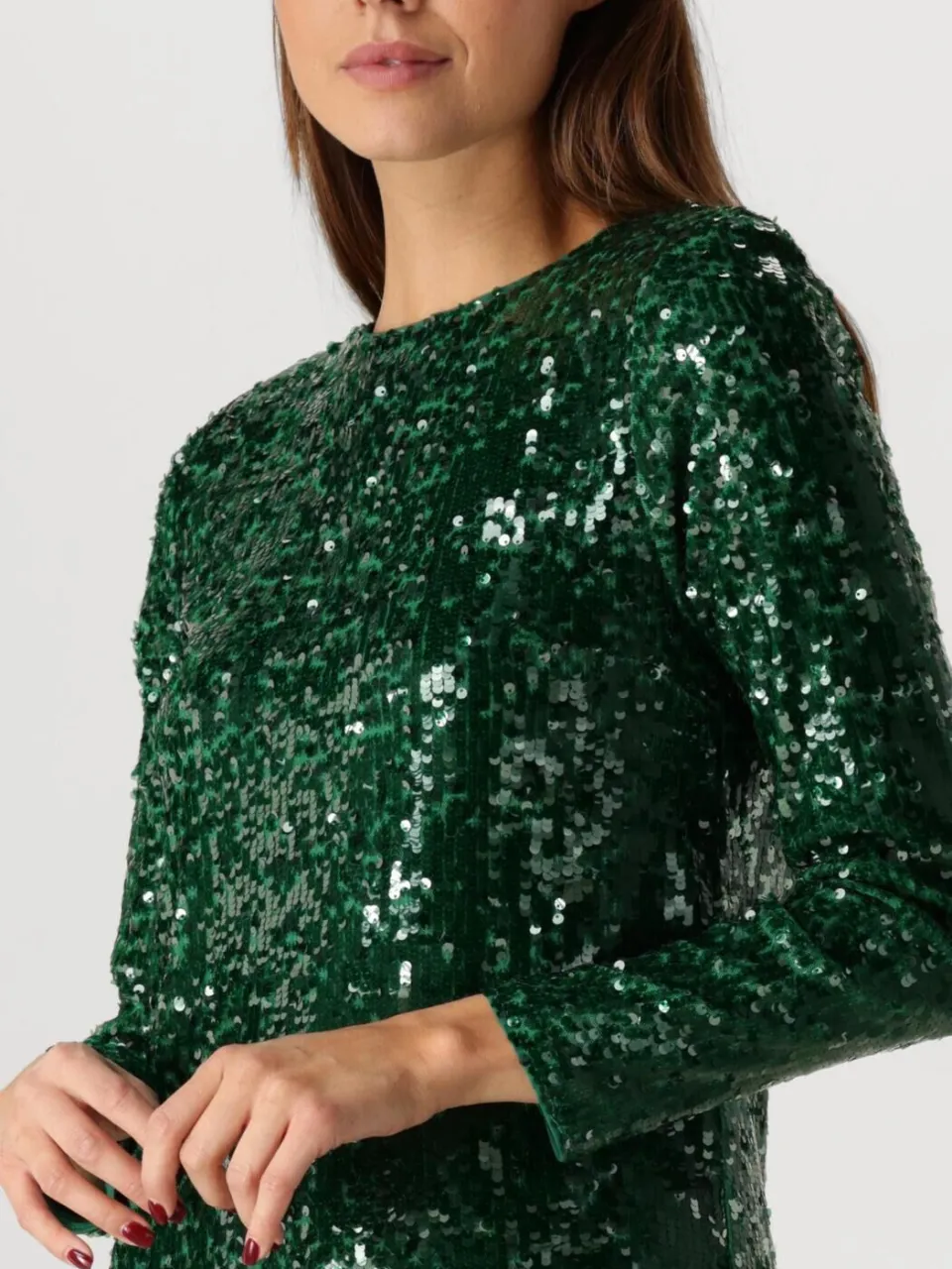 Suncoo Dames Jurken Carlota Glitter - Groen, foto 4