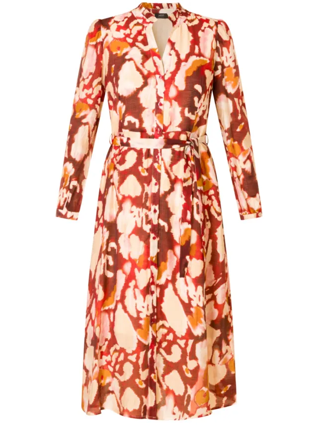 Yest Curve Veronique One pieces - Maroon/Multi Colour Roodbruin