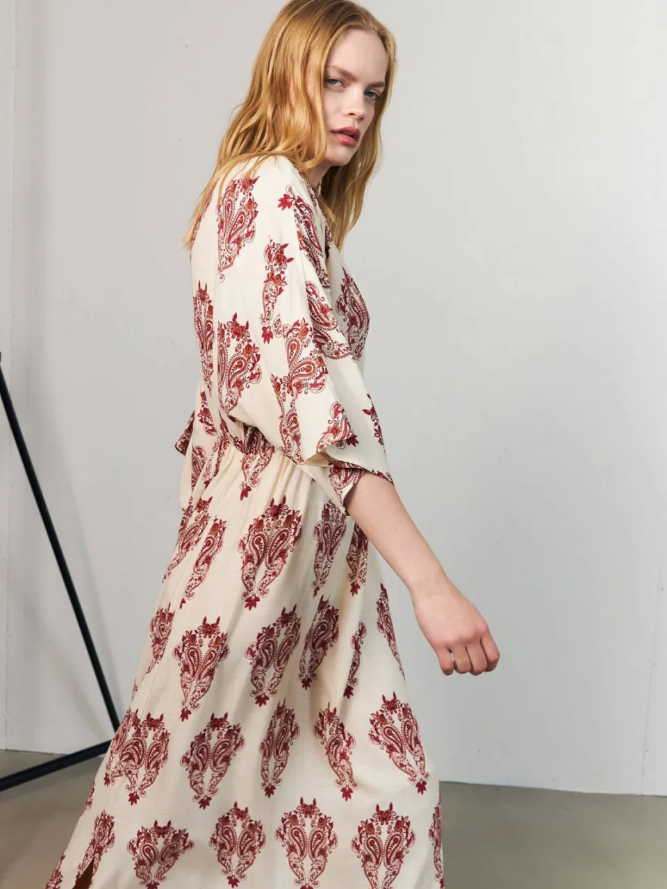 Lollys Laundry maxi jurk ecru, foto 4