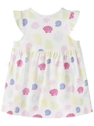 NAME IT korte jurk wit met schelpenprint, foto 2