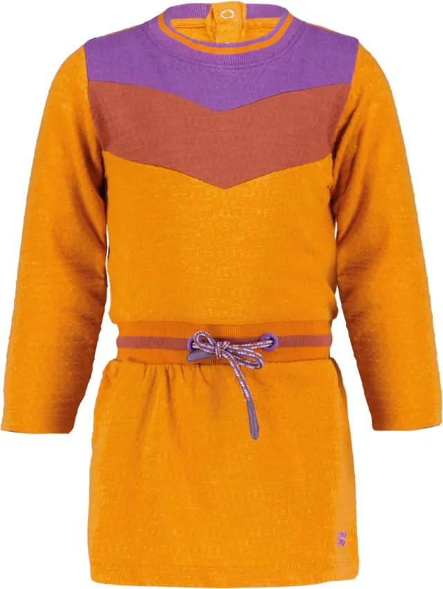 4President Meisjes jurk - Peach Caramel - Meisjes jurken
