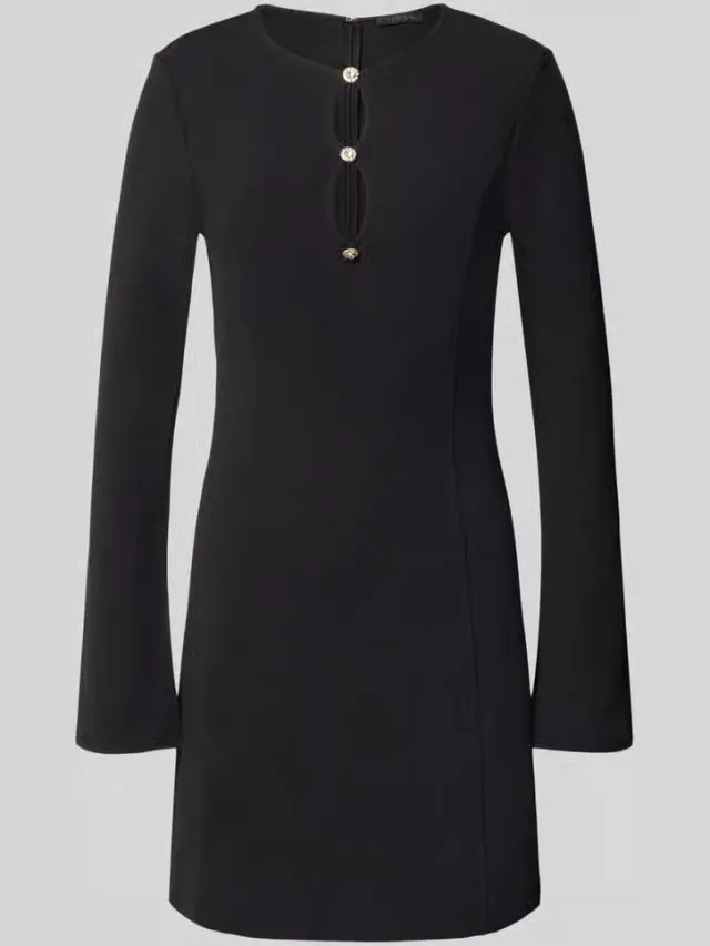 Guess Claudie jurk zwart, foto 2