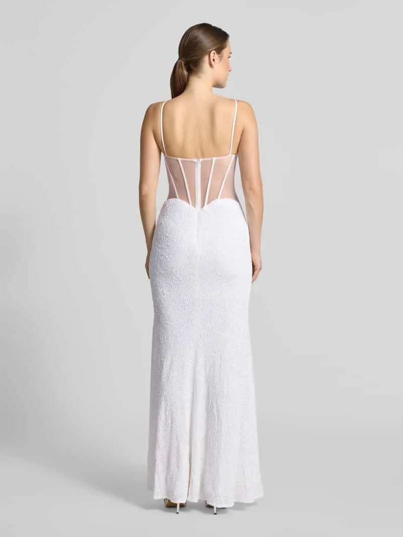 Hey Kyla Avondjurk van pailletten offwhite, foto 3