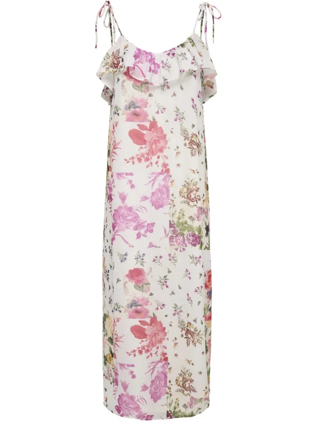 Only ONLMILLA STRAP MAXI DRESS WVN - Dames - Mini jurken Cloud Dancer