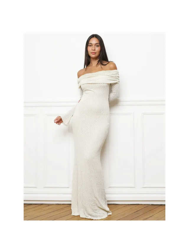 La Modeuse Jurk La Modeuse 79938_P190107 Beige