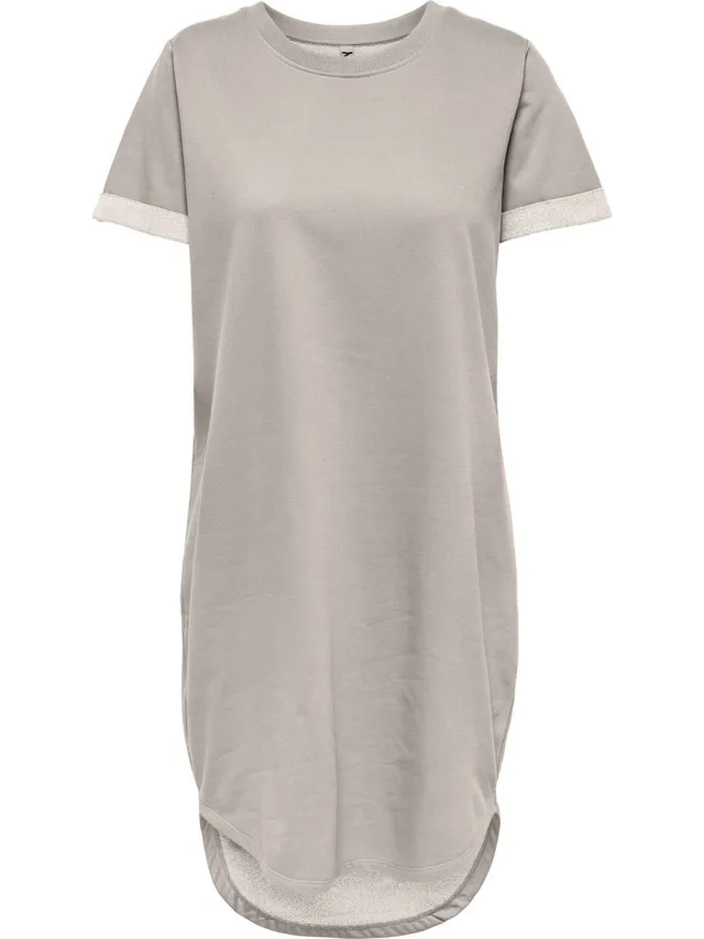 JDY JDYIVY S/S DRESS JRS NOOS Dames Jurk Chateau Gray